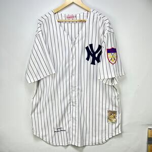 Vintage New York Yankees Mickey Mantle Jersey 56 2XL